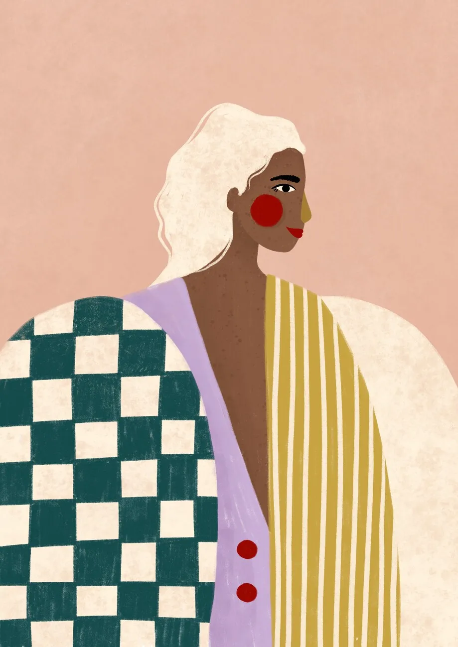 

Абстрактный цветной постер на холсте