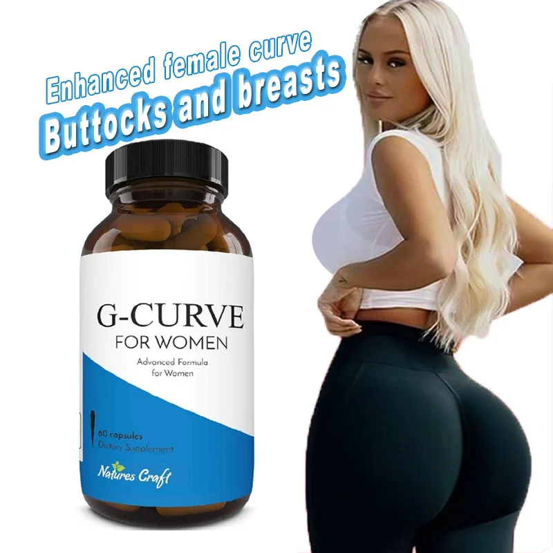

G-CURVE Расширенная формула для больших ягодиц, бедер, увеличения груди, увеличения веса, кривая для женщин, 60 капсул