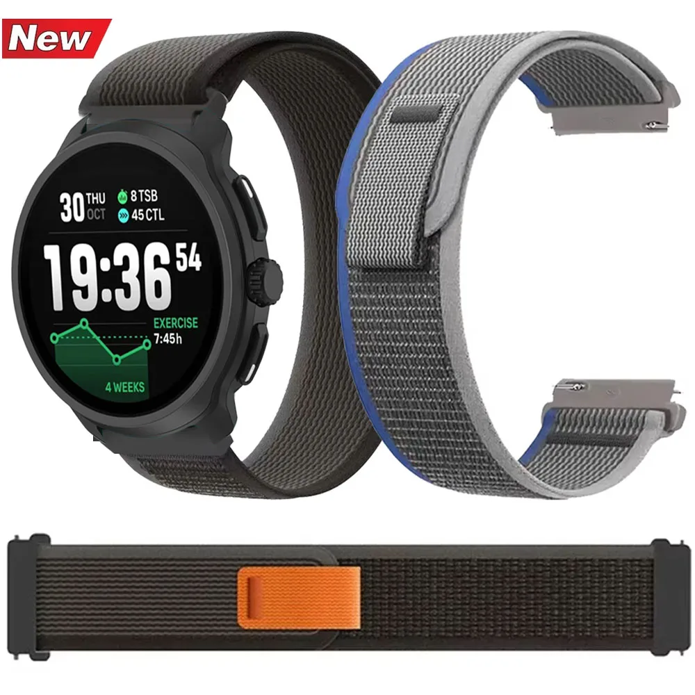 Фото Нейлоновый ремешок Trail 20/22 мм для браслета COROS APEX 4 42 мм/2 Pro/PACE Pro/3, Suunto Vertical 2-1/Run/Race 2/9, 5 Peak Pro, браслет №1
