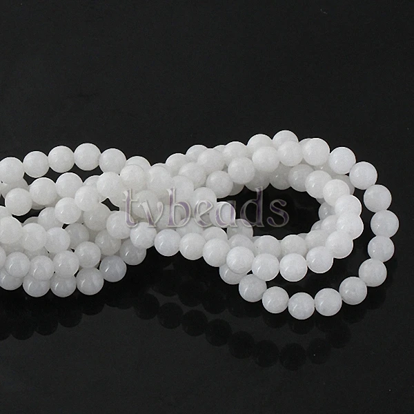 Каменные бусины TUMBEELLUWA 6 мм круглые нефритовые для изготовления ювелирных