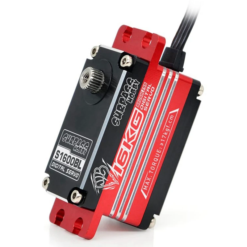 

Surpass Hobby S1600bl 16Kg Brushless Short Body Servo Competition Grade Ds-B011-C-Cyw-01 Servo Toy Accessories