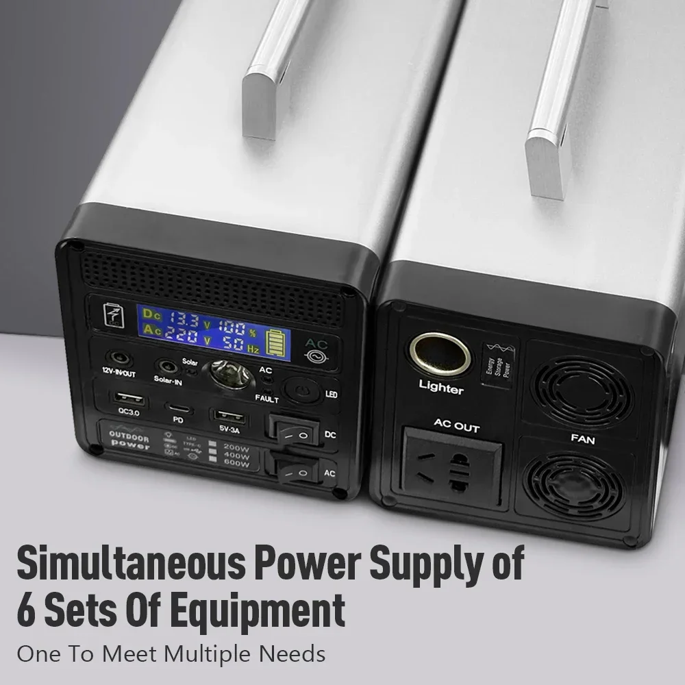 Солнечная генераторная станция 400 Вт 96000 мАч немодулированная Синусоидальная