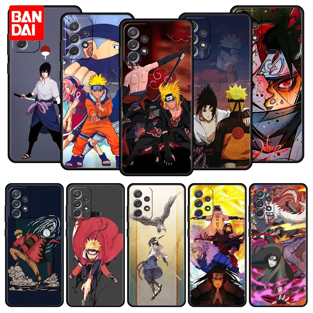 

Anime Naruto Itachi Sharingan Phone Case for Samsung Galaxy A12 A51 A21s A02 A02s A22 A32 A52 A72 4G 5G Cover Silicone Bag Style