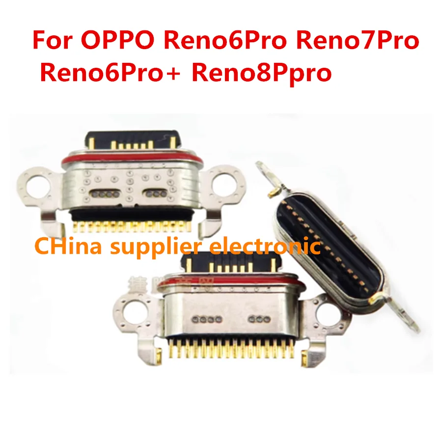 

10pcs-50pcs For OPPO Reno6Pro Reno7Pro Reno6Pro+ Reno8Ppro USB Charging Connector Plug Dock Socket Port