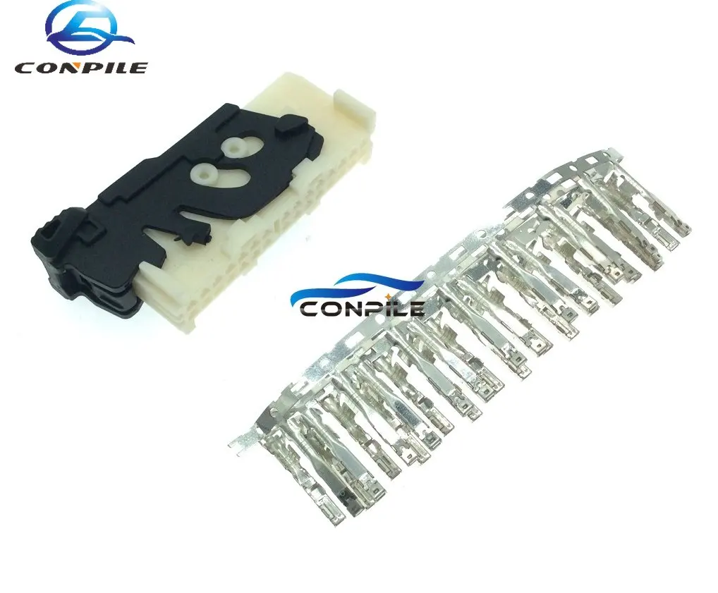 

1pc for Toyota Prado power amplifier male female plug connector terminal extension cord 30PIN housing