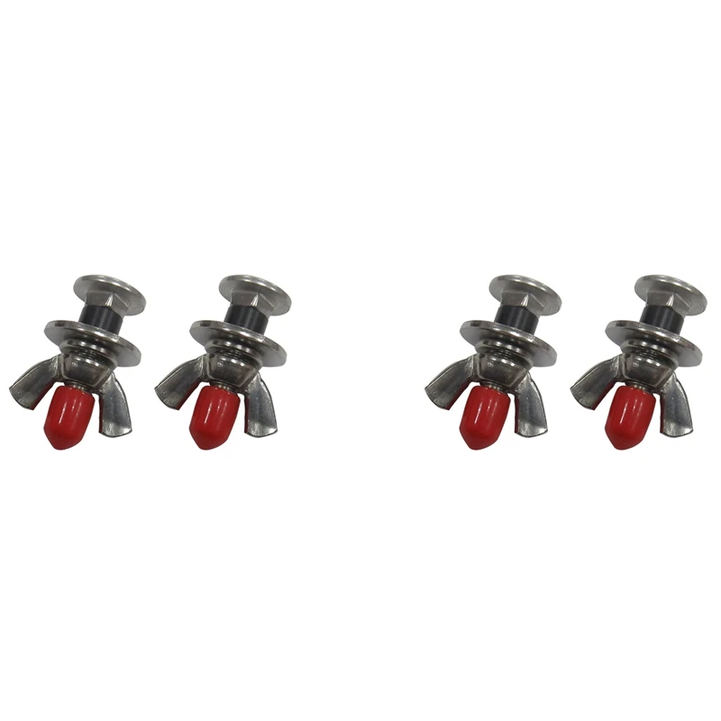 

4Pcs 316 Stainless Steel Diving Screws Butterfly Backplate Wing Nuts For Underwater Scuba Diving BCD Accessories