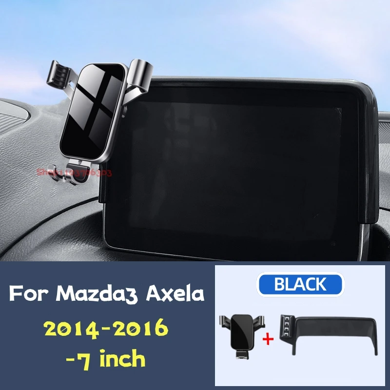 

Автомобильный держатель телефона для Mazda3 Axela 2014-2016 CX-4 CX4 2016-2019 7-дюймовый экран, специальный фиксированный навигационный кронштейн, автомобильные аксессуары
