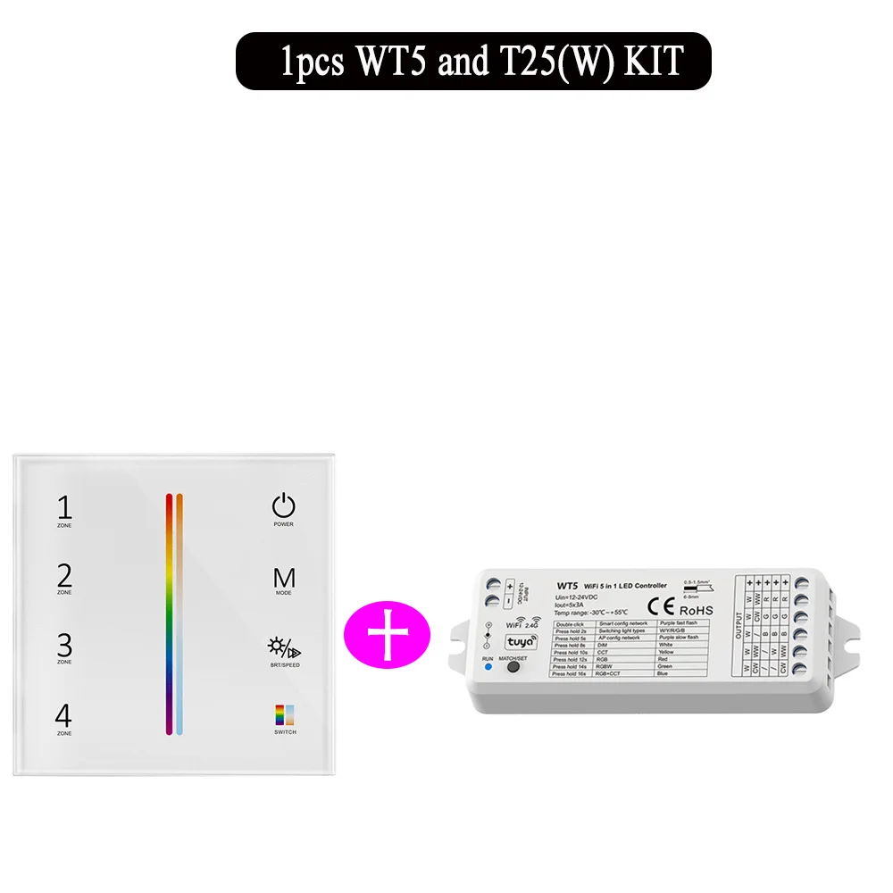 

CENFAYA RGB Контроллер WT5 4 Зоны