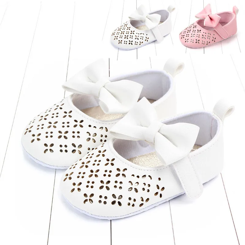 

Baby Shoes Wedding Baptism Princess Baby Girl Shoes PU Leather Mary Jane Newborn First Walkers Toddler Shoes For Girls summer