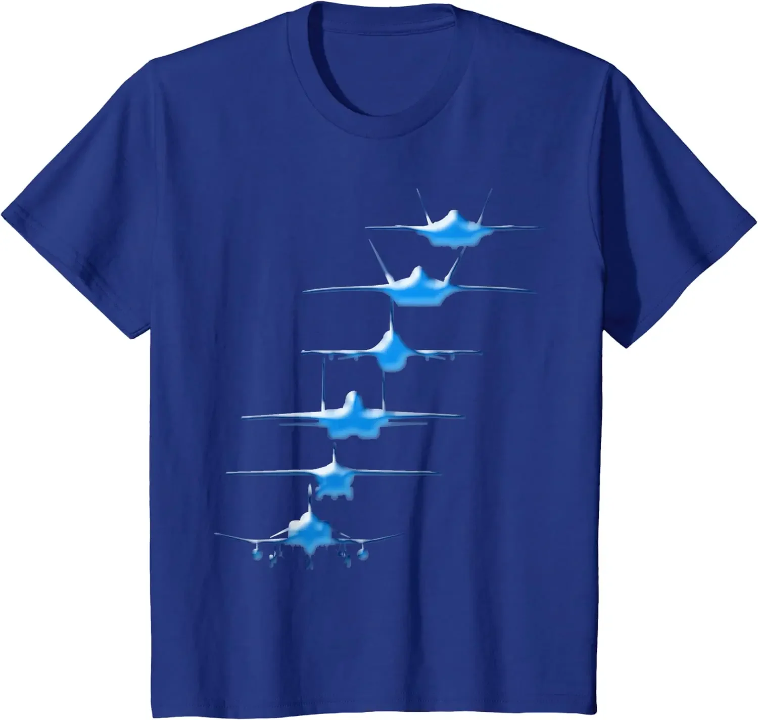 Фото Футболка Air Force Fighter Jets F-4 F-111 F-15 F-16 F-22 F-35 из 100% хлопка с круглым вырезом и коротким рукавом, летняя повседневная мужская футболка №4