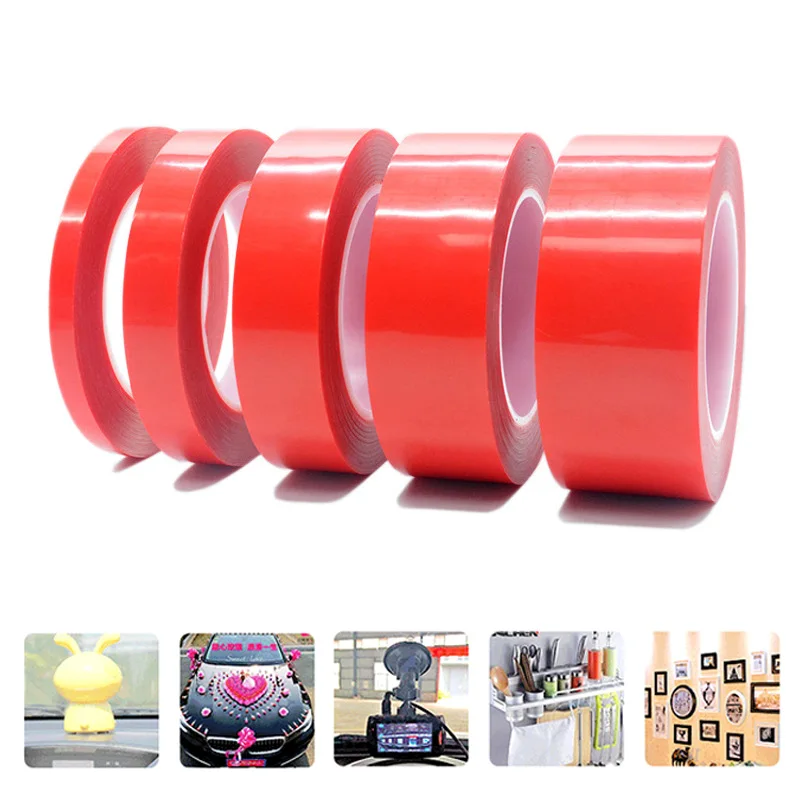 

3M Transparent Silicone Double Sided Tape Sticker For Car High Strength High Strength No Traces Adhesive Sticker Living Goods