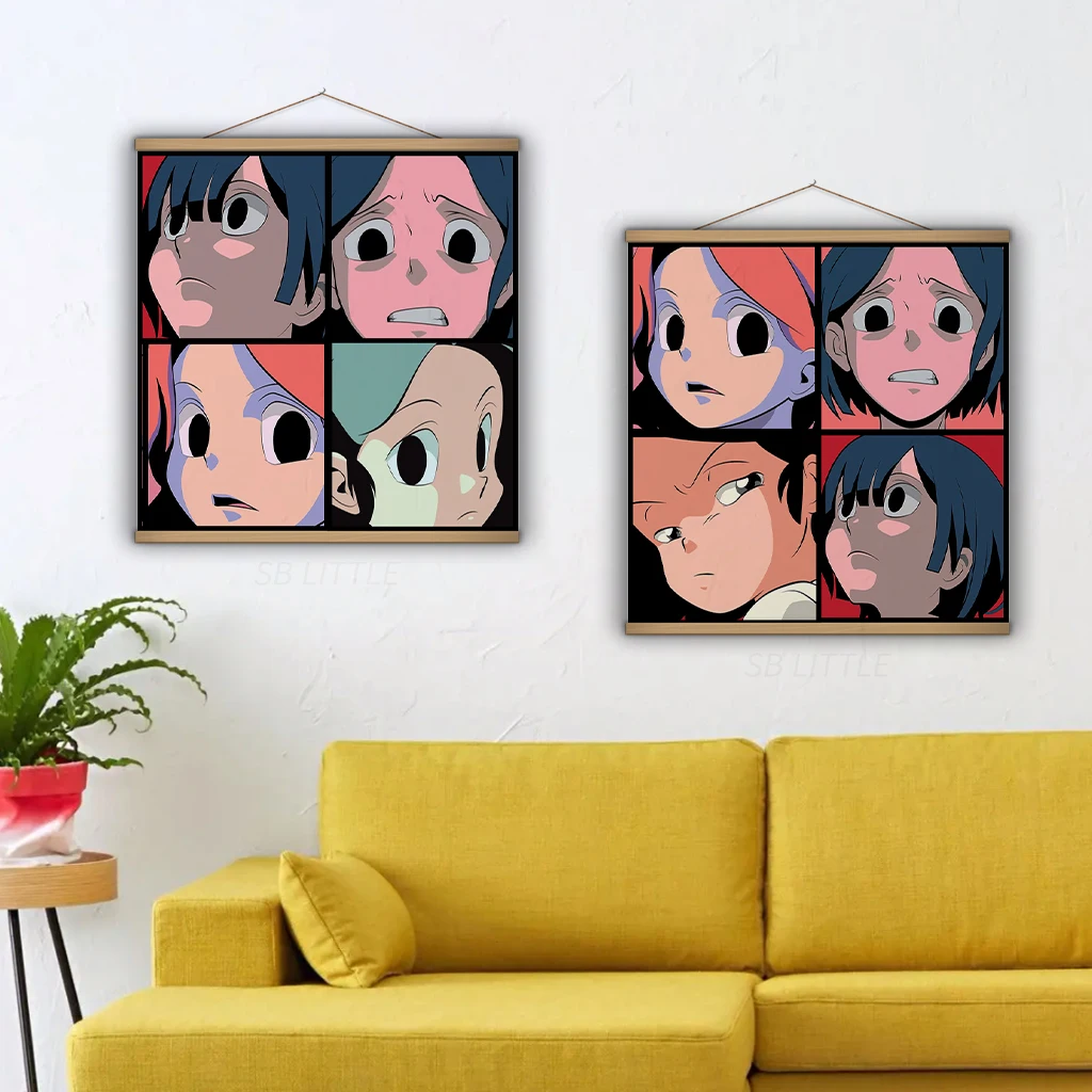 AOKIZY Artist  Adoy Anime Poster Decor Canvas Printed Painting Cartoon Korea Art Wall Home Hanging Scroll Gift