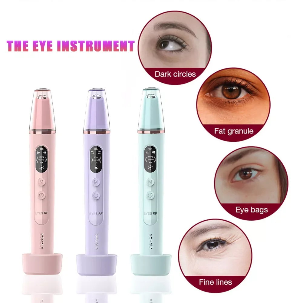 Electric RF Eye Massager Eye Care Beauty Instrument Device Remove Wrinkles Dark Circles Comfortable Massage Relaxation