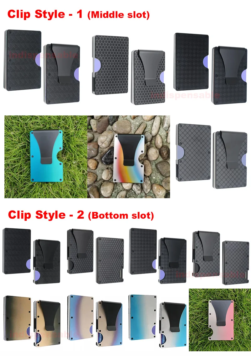 Id Card Wallet Men Cashback Rainbow Rfid Credential Holder Carteira Masculina Inteligente Slim Luxury Carbon Fiber Cardholder