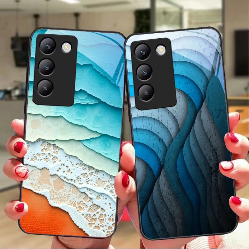 Красочные элементы для Y72 33S 11 03 36 96 Lite 35 16 Iqoo 12 V40 SE 5G 29 40 21 30 X80 Pro Vivo Чехол телефона из