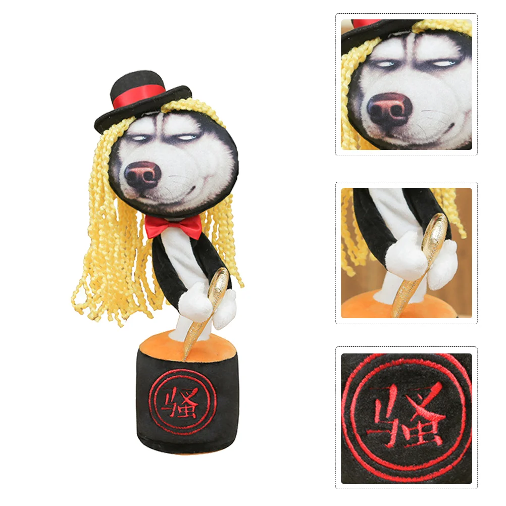 

PP Cotton Dog Shape Electric Dog Model Plaything Kids Early Educational