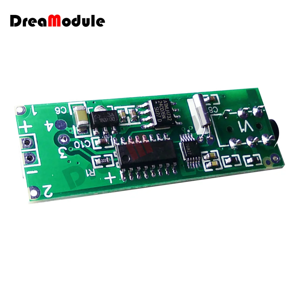 

76,0 МГц-108,0 МГц RDA5807 стерео двухканальный стерео FM-радиомодуль FM-приемник модуль FM-приемник плата постоянного тока 2,8 В до 12 В