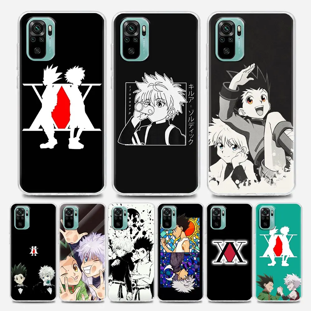 

Anime Hunter X Hunters Clear Phone Case for Redmi Note 7 8 9 10 5G 4G 8T Pro Redmi 8 8A 7A 9A 9C K20 K30 K40 Y3 10X Silicone