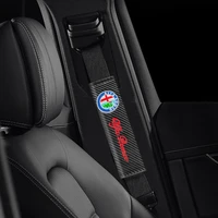 car seat belt cover carbon fiber shoulder protection cover auto accessories for alfa romeo giulia giulietta mito stelvio 147 159