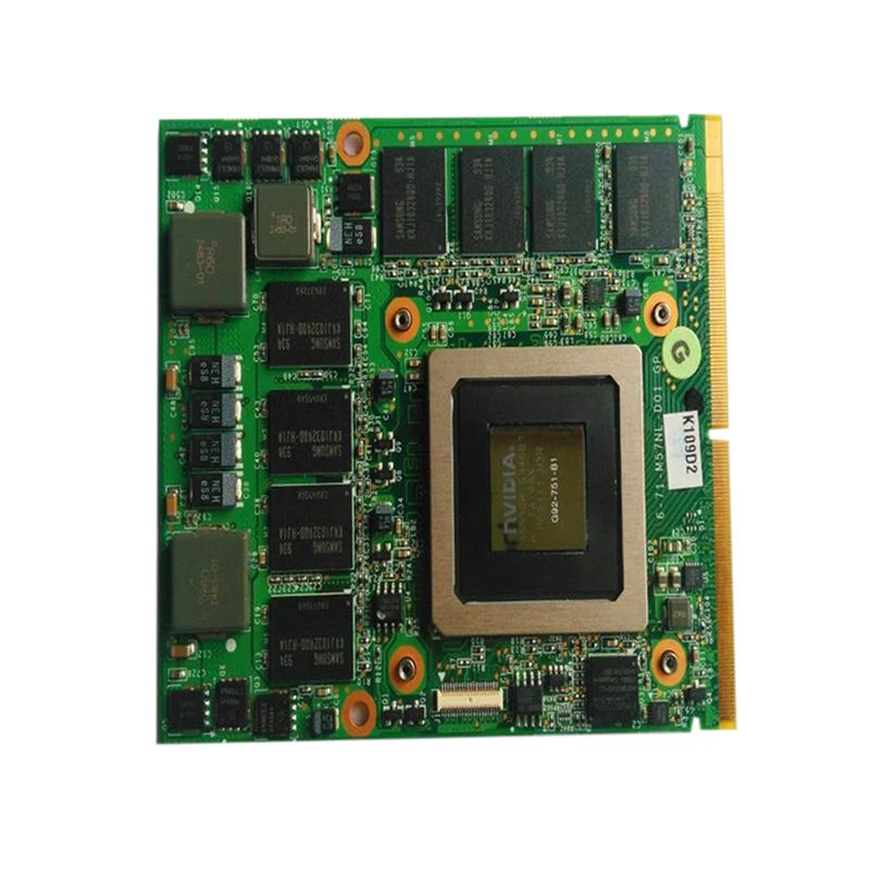 

GTX 260M GTX260M 1GB WDXVH G92-751-B1 P/N: 0WDXVH 96RJ4 VGA Electronic Component