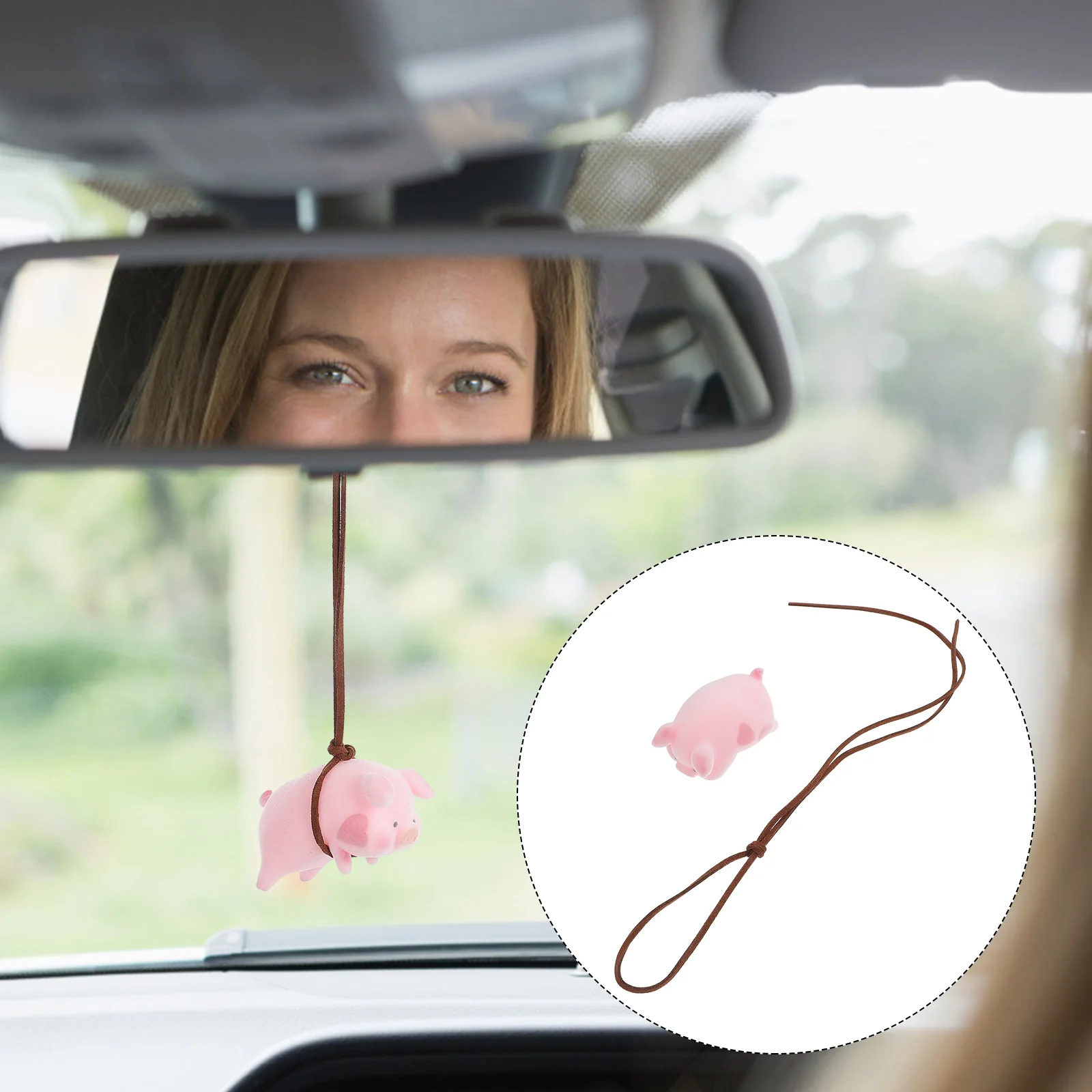 

1 Pc Pendant Cartoon Pendant Hanging Decor Animals Pendant For Car