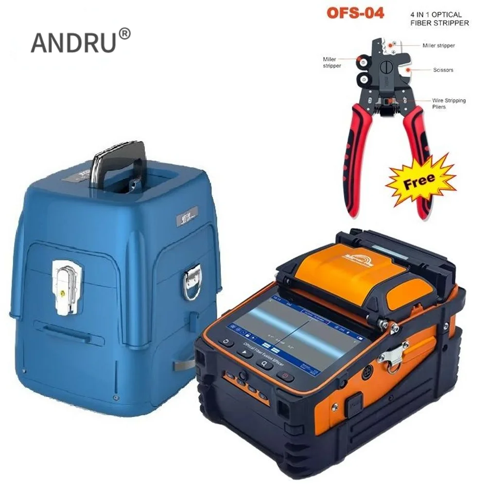 

AI-9 AI-8C AI-6C SM MM Multi-Language FTTH Fiber Optic Splicing Machine Optical Fusion Splicer