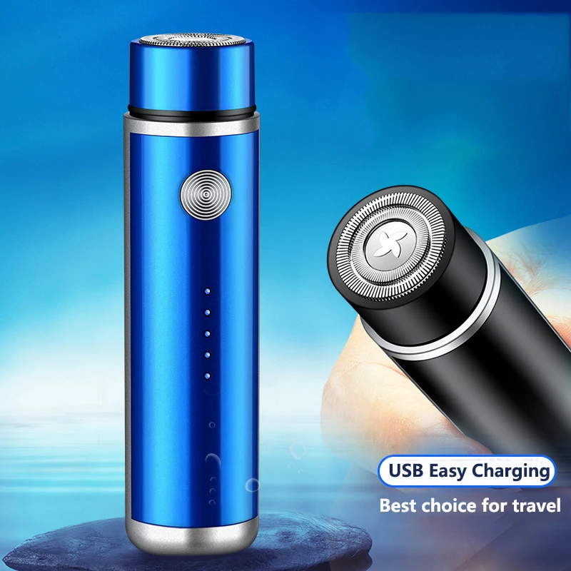 For Men Washable Automatic Razor Trimmer Usb Rechargeable Car Shaver For Men Women Wet Dry Use Low-noise