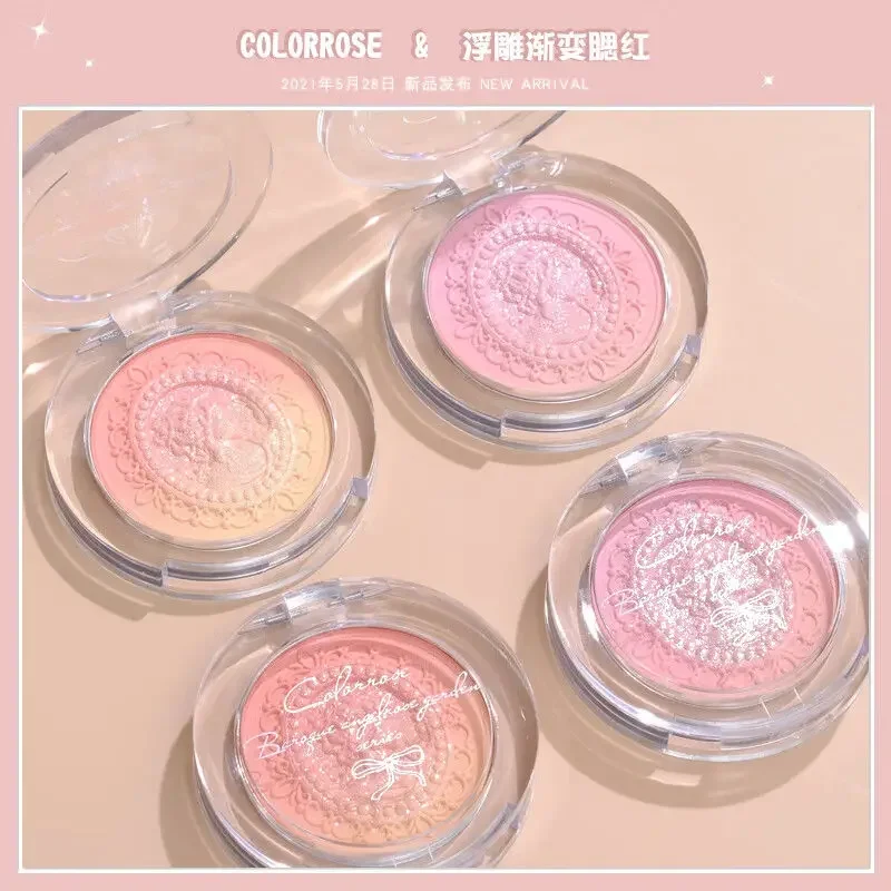 

Gradient Relief Blusher Colorrose Natural Nude Makeup Repair Student Red Female White Milk Apricot Beauty Cosmetics