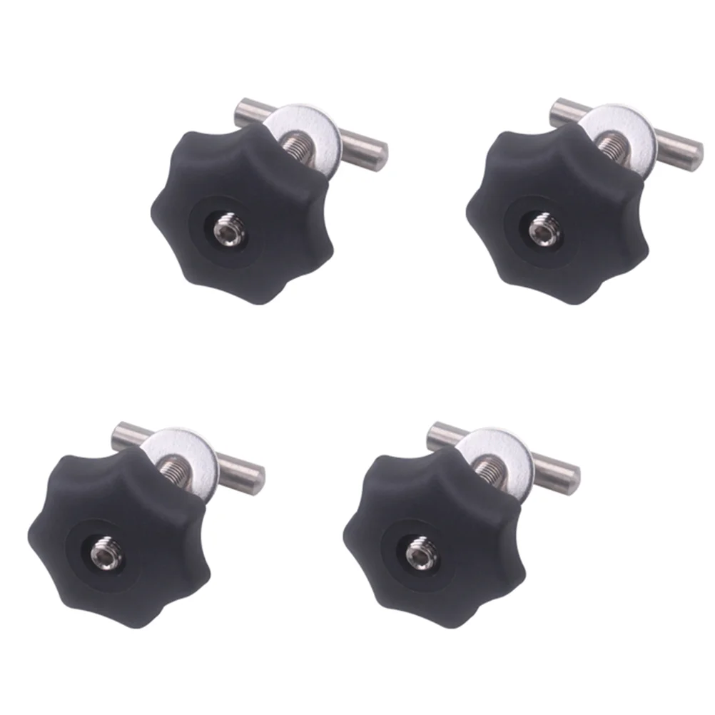 

1 Set Bolts Useful Stainless Steel Car Rail Fixtures Star Threaded T-Bolts Rail Fixing Screws T-Track Bolts