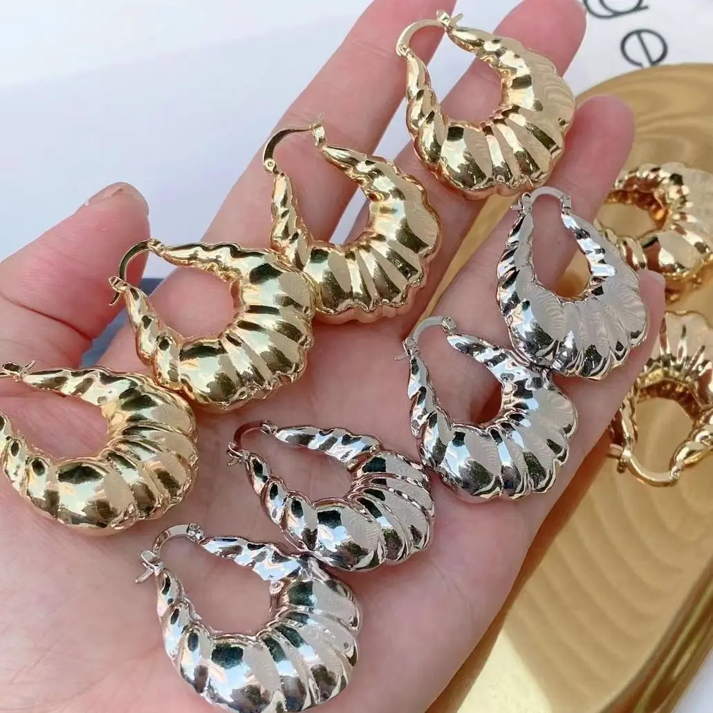 

5 пар, уникальные геометрические серьги-кольца золотого цвета, 2022