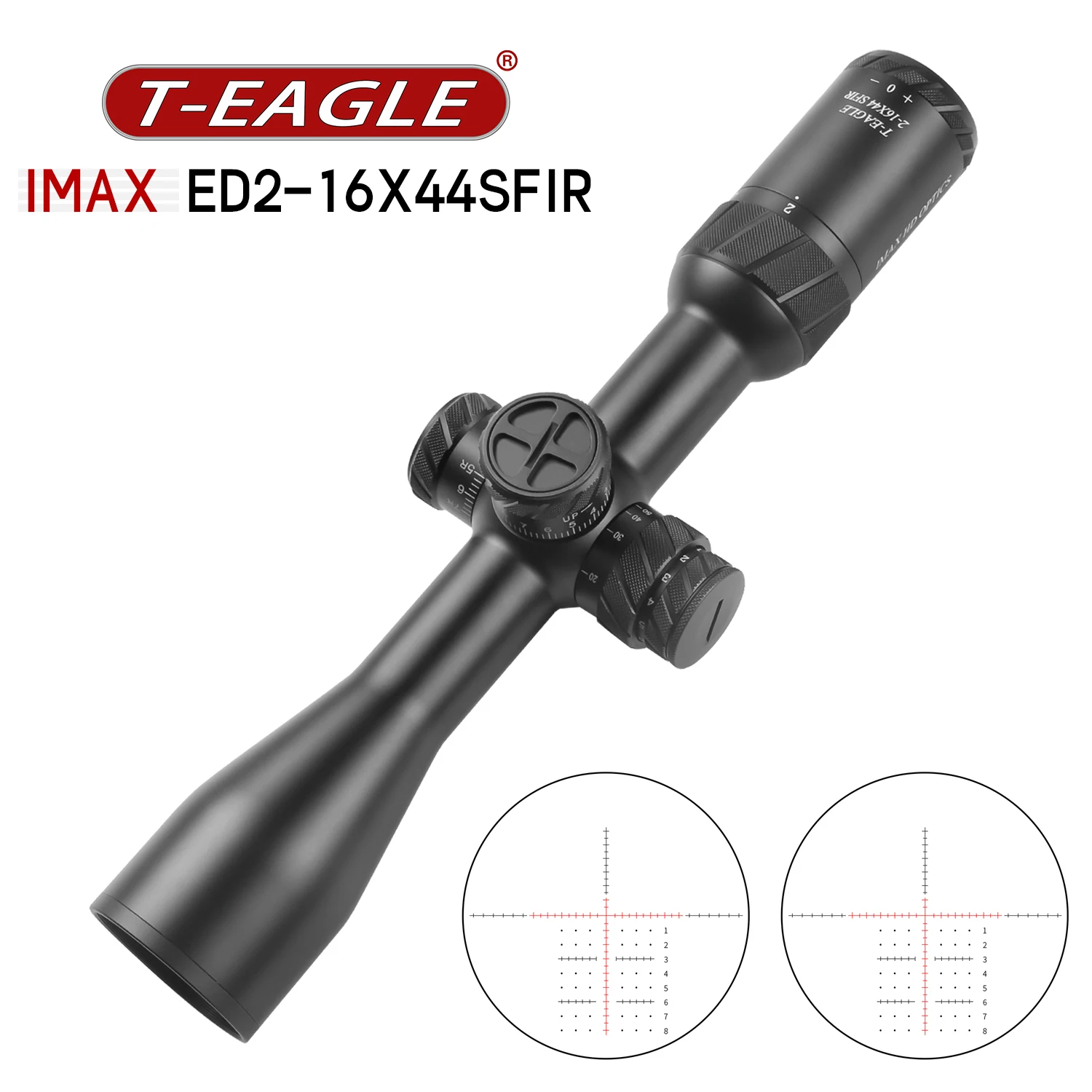 

T-EAGLE ED 2-16X44 SFIR Tactical Riflescope Rifle Optical Sights Spotting Hunting Scope PCP Airsoft