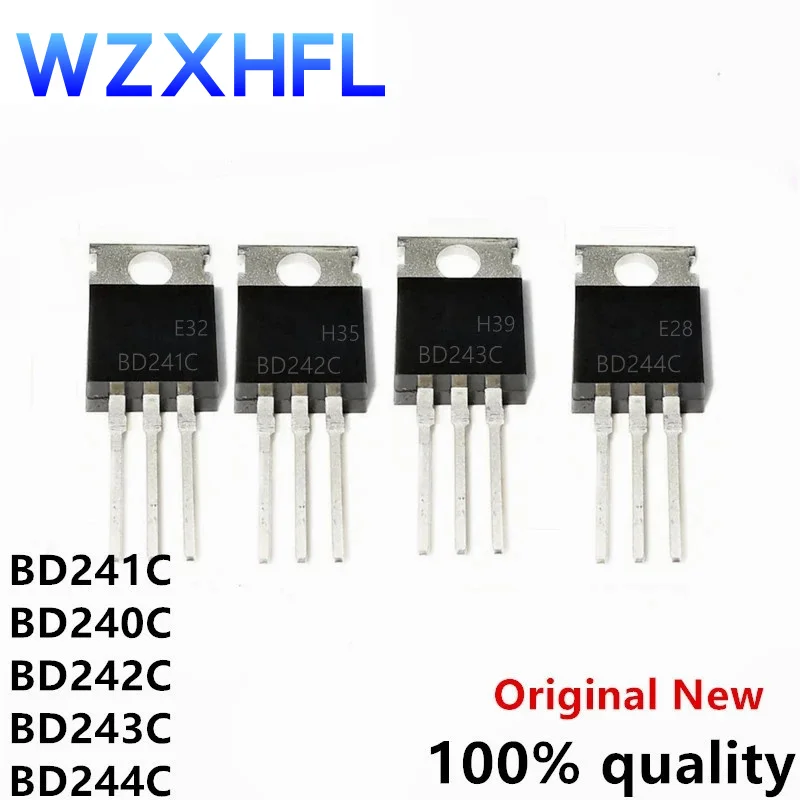 Новинка, BD241C TO-220 BD241 TO220 241C BD240C BD240 BD242C BD242 BD243C BD243 BD244C BD244, 10 шт.