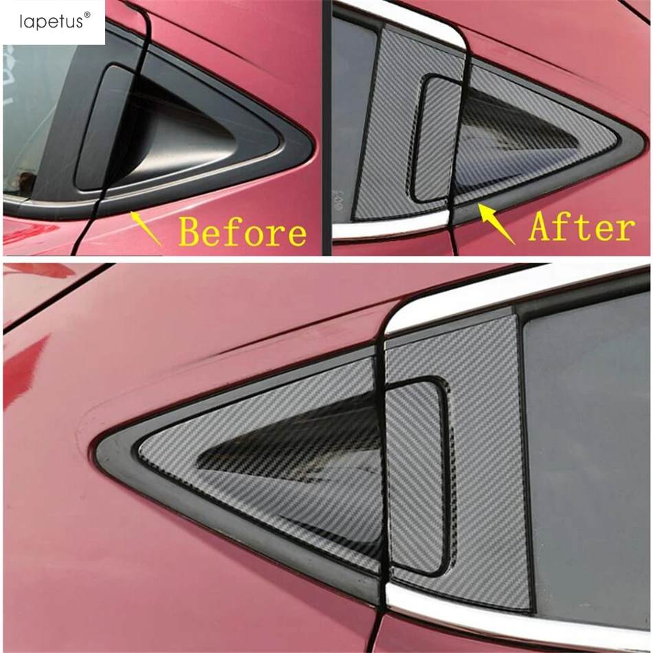 Аксессуары для Honda HR-V VEZEL 2014-2019 ABS заднее окно треугольный спойлер ручка чаша