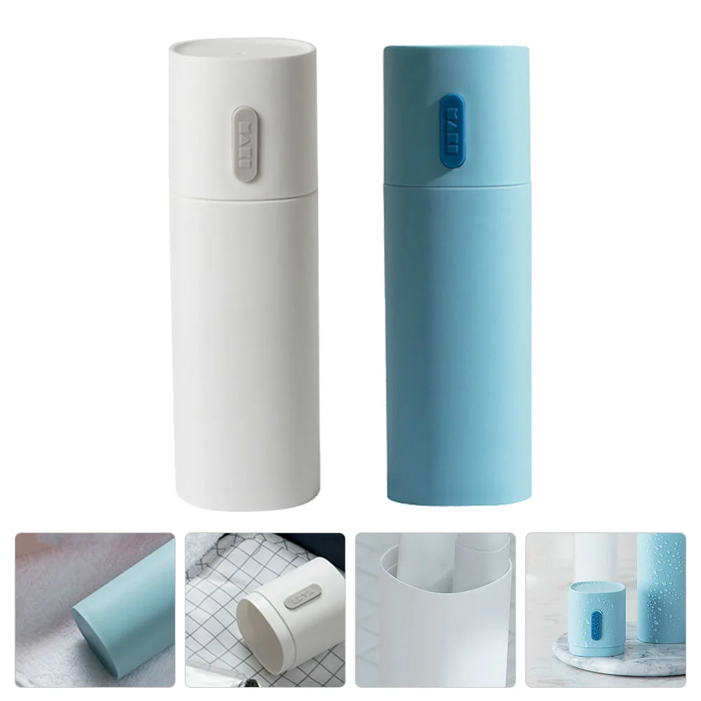 

Дорожный Чехол-держатель чашка для зубной пасты, контейнер для хранения, портативный набор для чистки зубных щеток, кружки