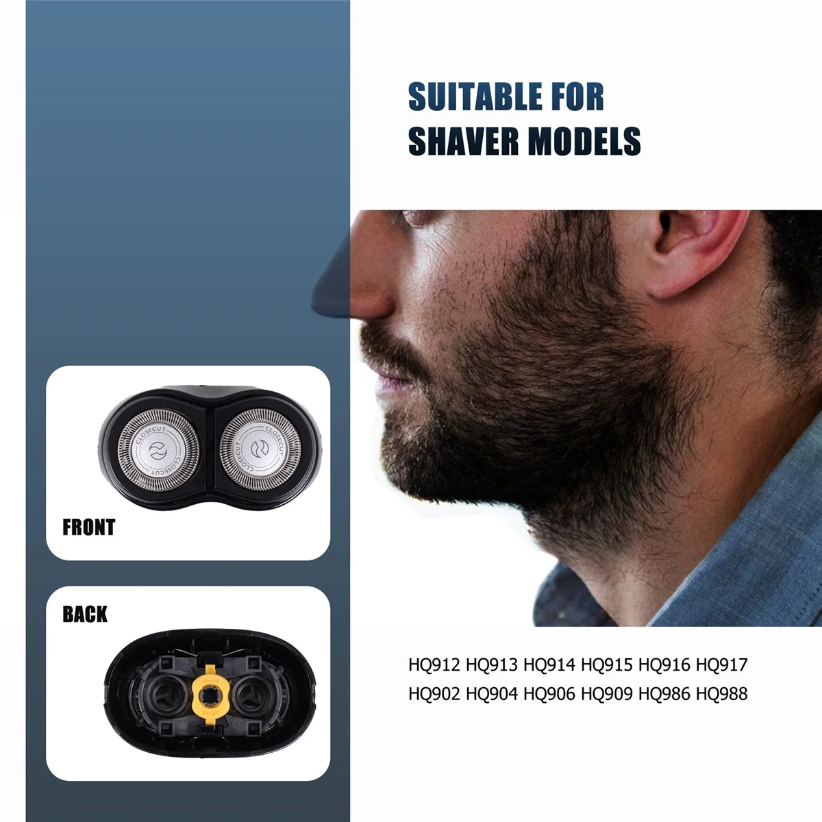 Сменная бритва для HQ902 HQ904 HQ906 HQ909 HQ912 HQ915 HQ916 HQ917 HQ986 HQ988 AT600 запасное лезвие