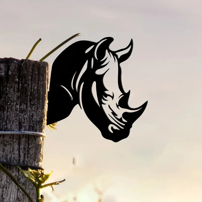 Декоративный металлический садовый кол с единорогом художественная иллюзия