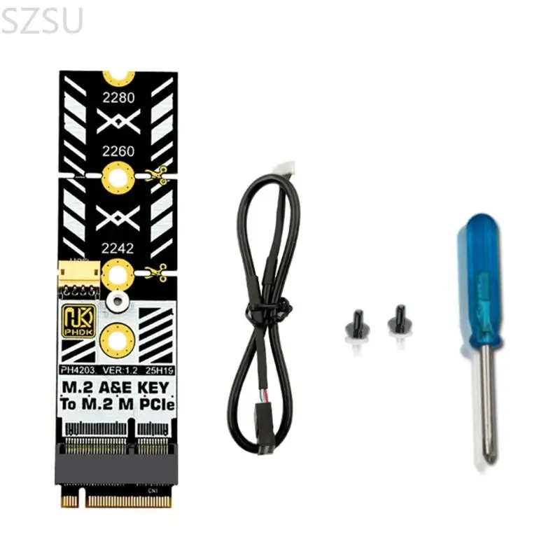 Фото SZSU Теплоэффективные преобразователи M.2 в NVME для карт Wi-Fi, обеспечивающие гибкое расширение устройств и стабильное №2