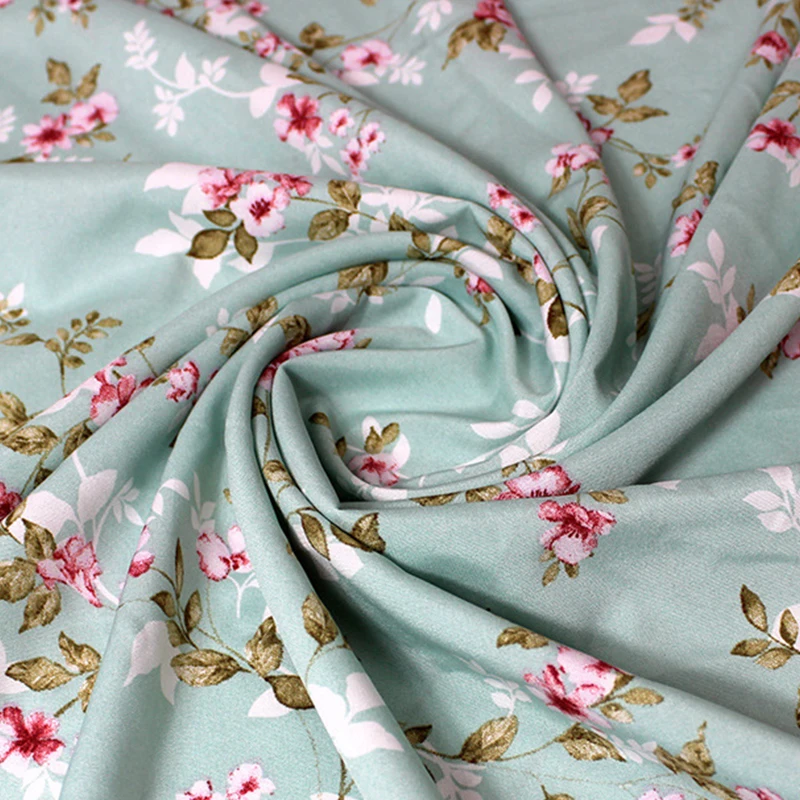 Шифоновая ткань с цветочным принтом для шитья платья-стойки песком супер фея