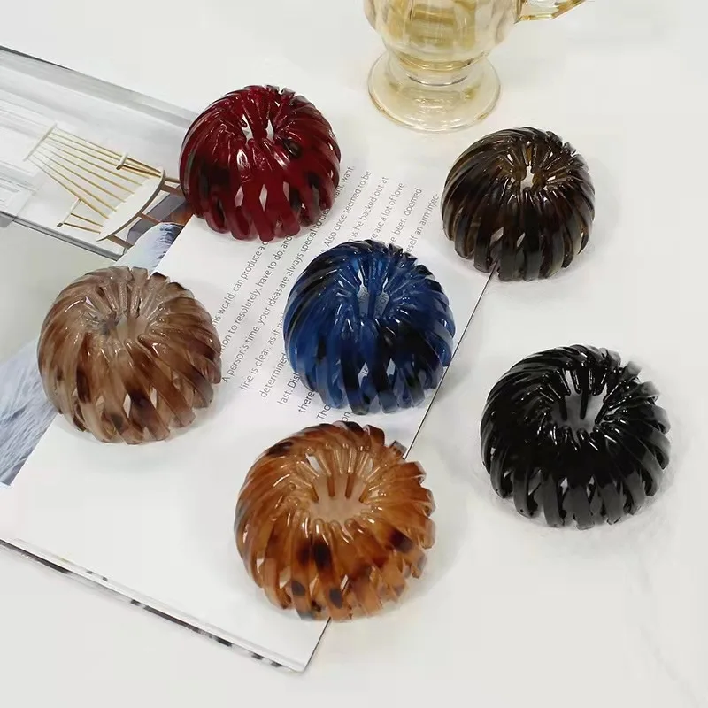 

bird nest magic hair clip ponytail korean hair claws