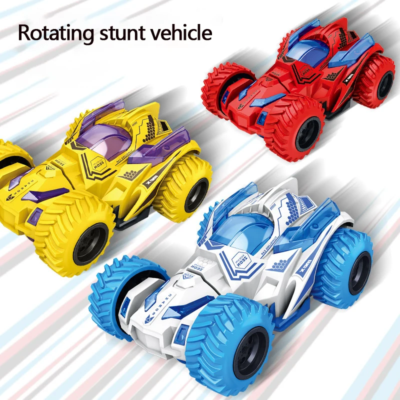 

Twist Tumble Double Sided Car Four-Wheel Drive Inertial Off-Road Vehicle Stunt Rotation Deformation Vehicle Children's Cars Toy
