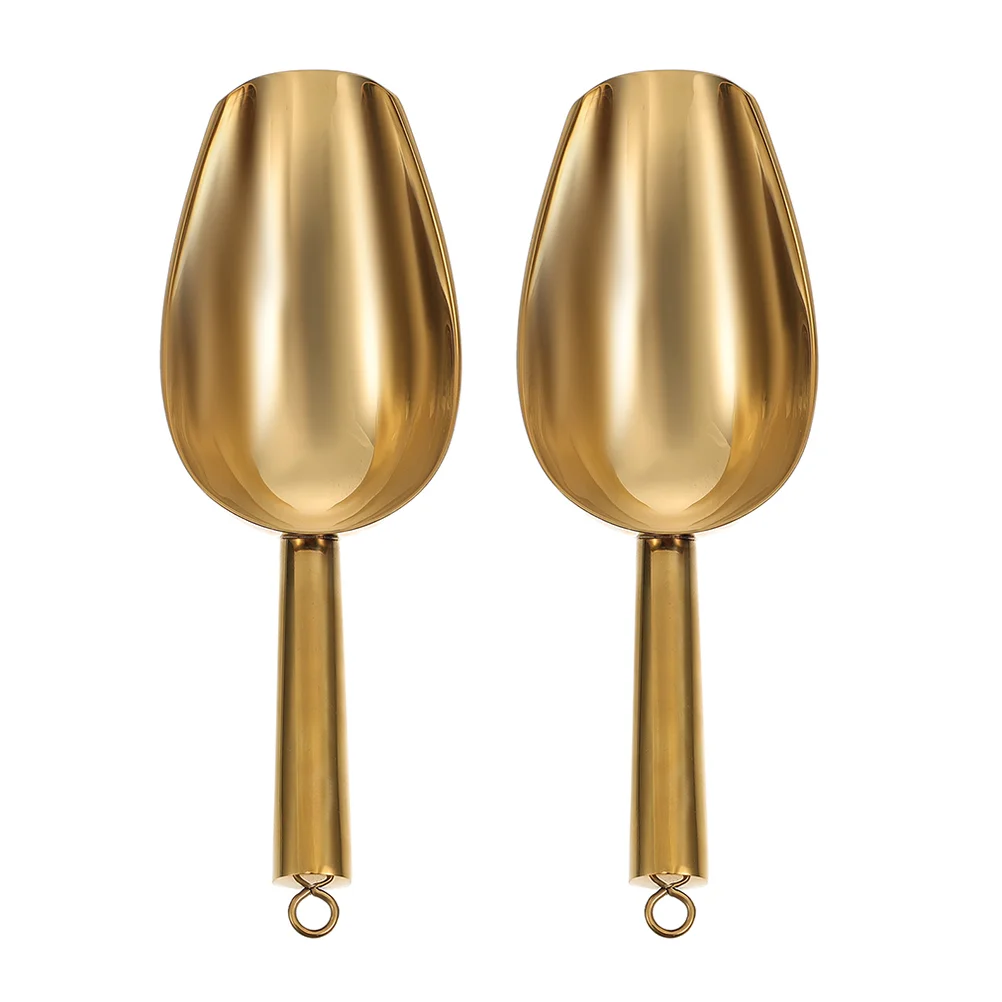 

Scoop Ice Scoopsfood Flour Spoon Kitchen Dry Cream Cube Popcorn Pet Bar Metal Dog Freezer Bin Goods Accessories Bath Salt Candy