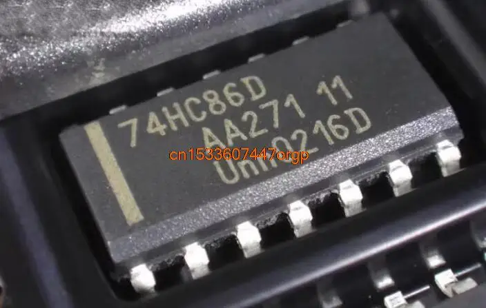 Бесплатная доставка 100 шт./лот 74HC86D 74HC86 лапками углублением SOP-14.