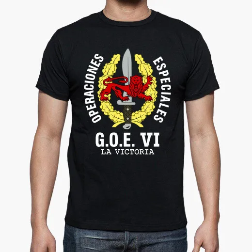 

Spanish Legion GOE VI La Victoria Operaciones Especiales T-Shirt. Summer Cotton O-Neck Short Sleeve Mens T Shirt New S-3XL