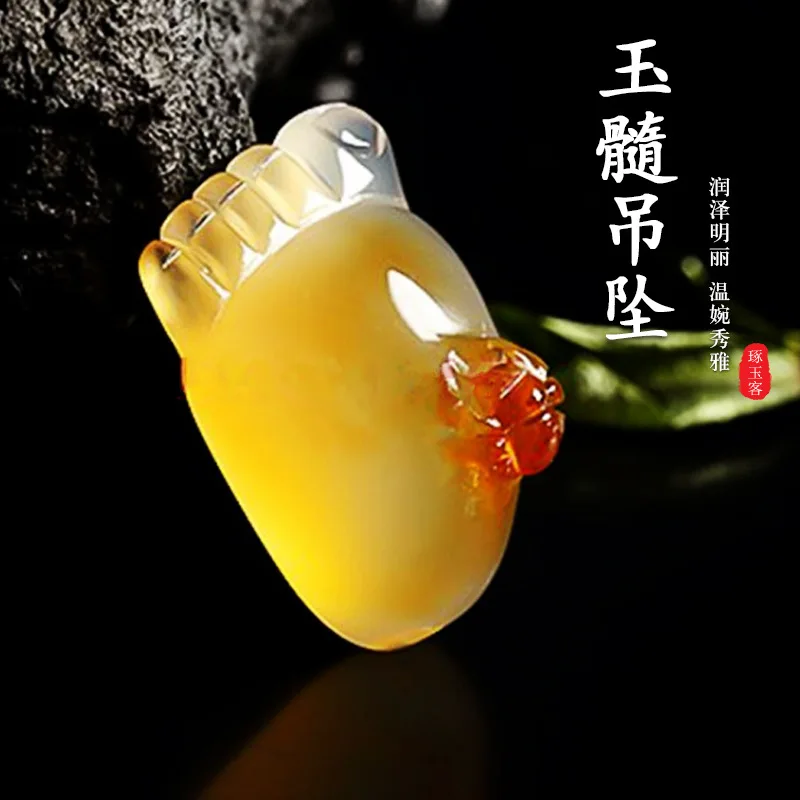 

Подвеска из бразильского халцедона для ног, оригинальные нефритовые цвета, халцедон для ног, всегда счастливые и милые нефритовые ноги