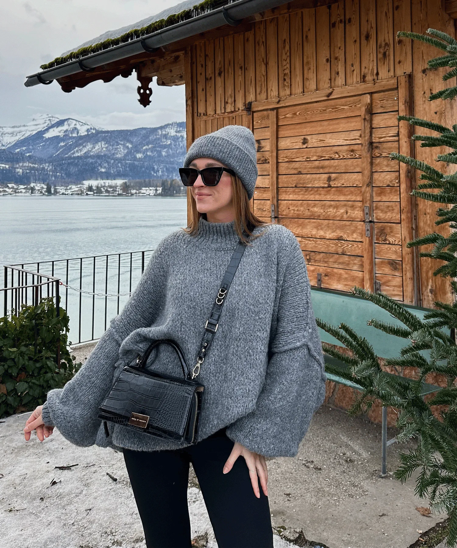 2024 вязаный топ повседневный свитер большого размера женская зимняя теплая