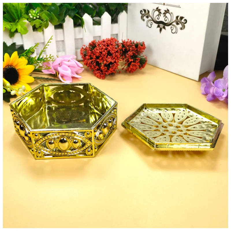 Трансграничная поставка креативная гальваническая золотая и серебряная коробка