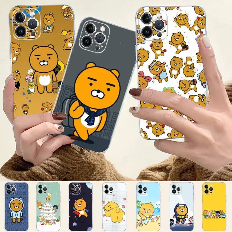 

Cartoon Cute K-Kakao F-Friend Phone Case For iPhone 8 7 6 6S Plus X SE 2020 XR XS 14 11 12 13 Mini Pro Max Mobile Case