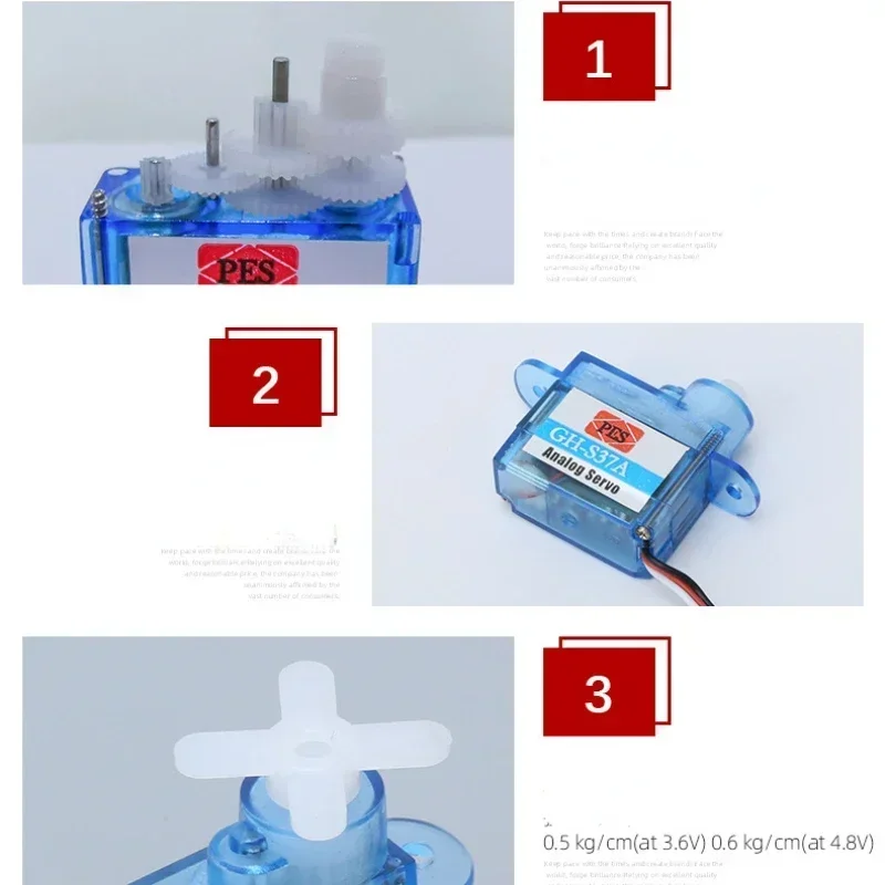 1/5/10 шт. 3 7 г GHS-37D цифровой сервопривод Mini Micro для радиоуправляемого самолета Trex 250