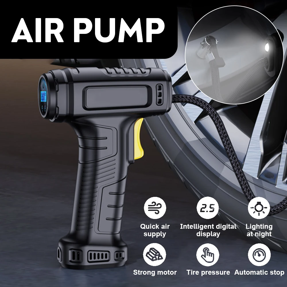 Electric Car Tire Inflator For Car Bicycle