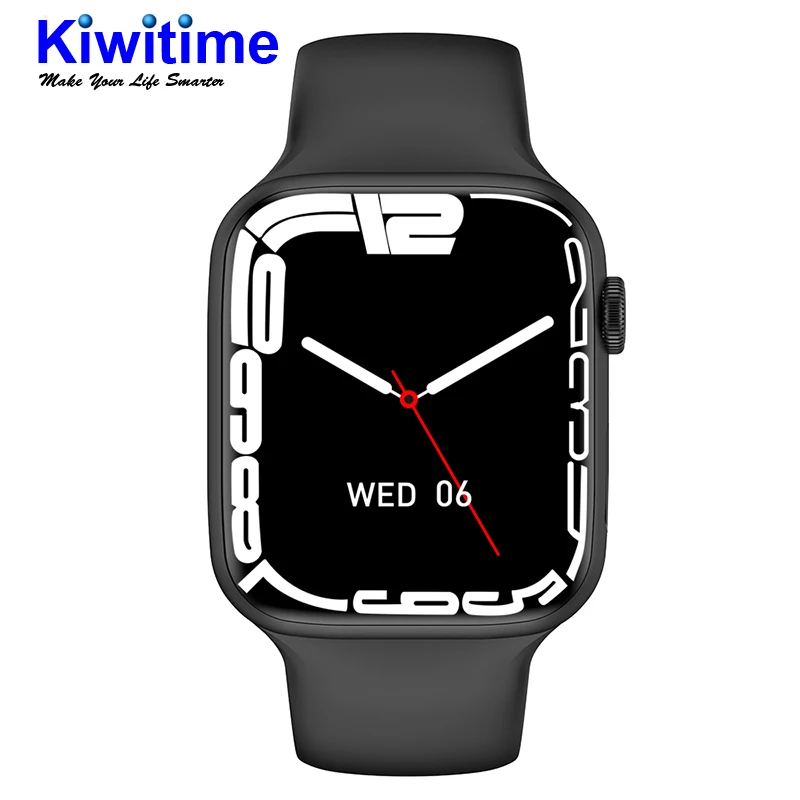 2022 KIWITIME IWO W17 Smart Watch Series 7 45mm 1.9 Inch Infinite Screen Smartwatch for Men Women W37 DT7 PRO PLUS Android Phone